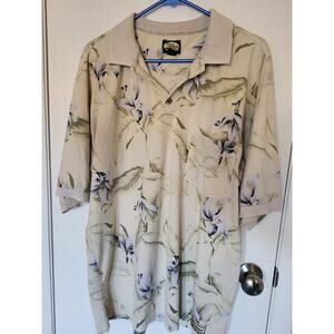 TOMMY BAHAMA XL BUTTON DOWN SHIRT.. MINT COND!! SILK BLEND